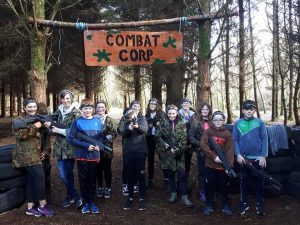 Kids Birthday Enjoying Combat Corps