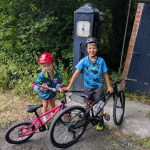 Family Camping at Share Discovery Village, Co Fermanagh, N Ireland