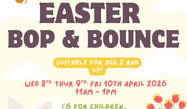 Bop & Bounce, event for children aged 2 +. Co Fermanagh